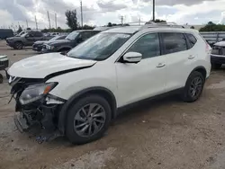 Salvage cars for sale at Miami, FL auction: 2016 Nissan Rogue S