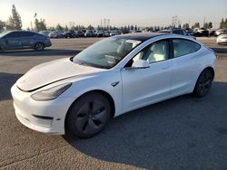 Salvage cars for sale at Rancho Cucamonga, CA auction: 2019 Tesla Model 3