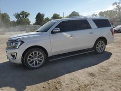 Salvage Cars with No Bids Yet For Sale at auction: 2018 Ford Expedition Max Platinum