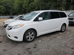 Vehiculos salvage en venta de Copart Austell, GA: 2016 Toyota Sienna LE