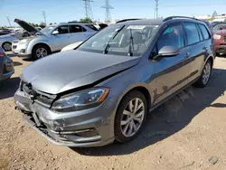 Salvage cars for sale at Elgin, IL auction: 2019 Volkswagen Golf Sportwagen S