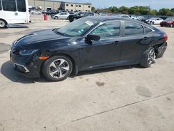 Salvage cars for sale at Wilmer, TX auction: 2019 Honda Civic LX