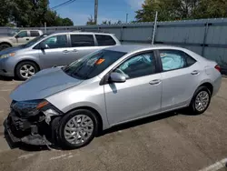 Salvage cars for sale at Moraine, OH auction: 2019 Toyota Corolla L