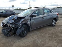 Salvage cars for sale at Dyer, IN auction: 2016 Nissan Sentra S