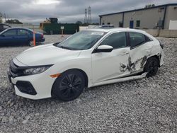 Salvage cars for sale at Barberton, OH auction: 2018 Honda Civic EX