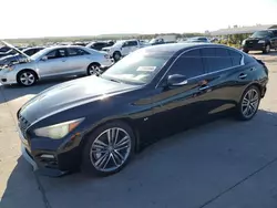 Salvage cars for sale at Grand Prairie, TX auction: 2014 Infiniti Q50 Base