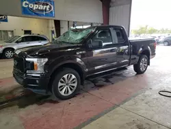 Ford salvage cars for sale: 2018 Ford F150 Super Cab