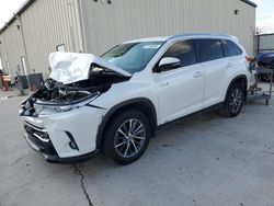 Salvage cars for sale at Haslet, TX auction: 2019 Toyota Highlander Hybrid