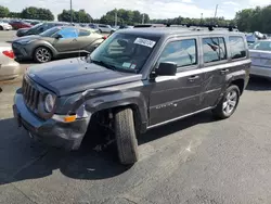 Salvage cars for sale at East Granby, CT auction: 2017 Jeep Patriot Latitude