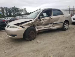 Salvage cars for sale at Spartanburg, SC auction: 2006 Toyota Corolla CE