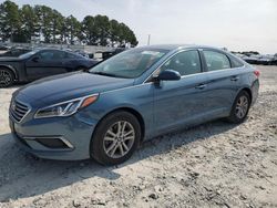 Salvage cars for sale at Loganville, GA auction: 2017 Hyundai Sonata SE