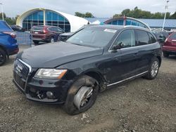 Salvage cars for sale at East Granby, CT auction: 2013 Audi Q5 Premium