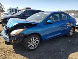 Salvage cars for sale at San Martin, CA auction: 2012 Mazda 3 I