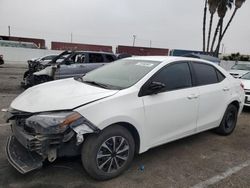 Salvage cars for sale at Van Nuys, CA auction: 2017 Toyota Corolla L