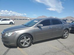 Chevrolet salvage cars for sale: 2012 Chevrolet Malibu 1LT