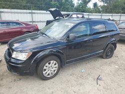 Salvage cars for sale at Hampton, VA auction: 2016 Dodge Journey SE