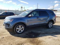 Salvage cars for sale from Copart Chicago Heights, IL: 2018 Ford Explorer