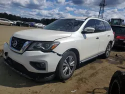 Salvage cars for sale at Windsor, NJ auction: 2017 Nissan Pathfinder S