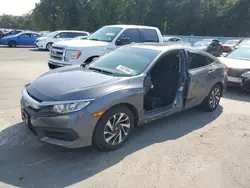 Honda salvage cars for sale: 2018 Honda Civic EX