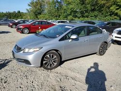 Salvage cars for sale at Candia, NH auction: 2013 Honda Civic EX