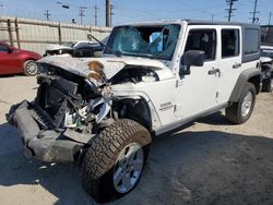 Jeep salvage cars for sale: 2015 Jeep Wrangler Unlimited Sport