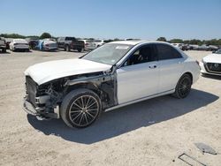 Salvage cars for sale at San Antonio, TX auction: 2021 Mercedes-Benz C300