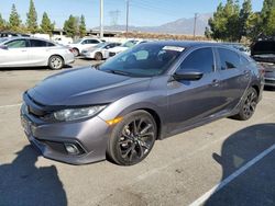 Salvage cars for sale at Rancho Cucamonga, CA auction: 2020 Honda Civic Sport