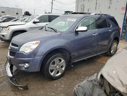 Salvage cars for sale at Chicago Heights, IL auction: 2014 Chevrolet Equinox LTZ