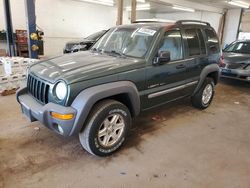 Jeep salvage cars for sale: 2002 Jeep Liberty Sport