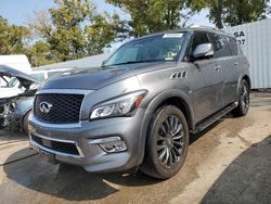 Salvage Cars with No Bids Yet For Sale at auction: 2016 Infiniti QX80