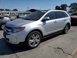 Salvage cars for sale at Sacramento, CA auction: 2012 Ford Edge SEL