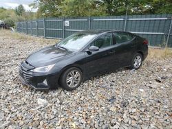 Salvage cars for sale at Candia, NH auction: 2020 Hyundai Elantra SEL