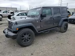 Salvage cars for sale at Haslet, TX auction: 2017 Jeep Wrangler Unlimited Sport