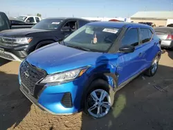 Salvage cars for sale at Brighton, CO auction: 2022 Nissan Kicks S