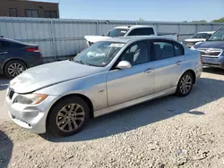 Salvage cars for sale at Kansas City, KS auction: 2007 BMW 328 I