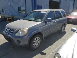 Salvage cars for sale from Copart Vallejo, CA: 2005 Honda CR-V SE