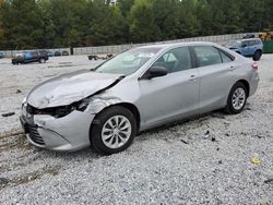 Salvage cars for sale at Gainesville, GA auction: 2017 Toyota Camry LE