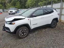 Jeep salvage cars for sale: 2024 Jeep Compass Trailhawk