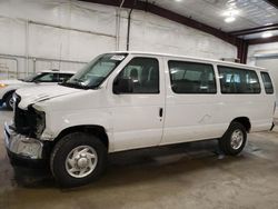 Salvage cars for sale at Avon, MN auction: 2010 Ford Econoline E350 Super Duty Wagon