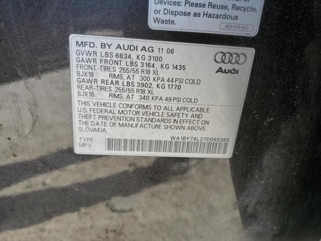 2007 Audi Q7 3.6 Quattro Premium