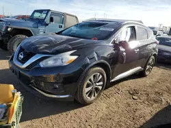 Salvage cars for sale at Brighton, CO auction: 2017 Nissan Murano S