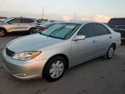 2003 Toyota Camry LE en venta en Riverview, FL