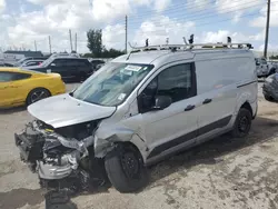 Salvage cars for sale at Miami, FL auction: 2021 Ford Transit Connect XLT