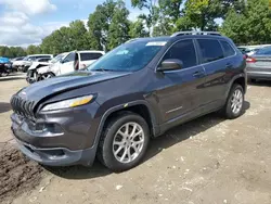 Salvage cars for sale at Hampton, VA auction: 2017 Jeep Cherokee Latitude