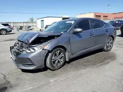 Nissan salvage cars for sale: 2021 Nissan Sentra SV