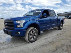 Carros dañados por inundaciones a la venta en subasta: 2017 Ford F150 Supercrew