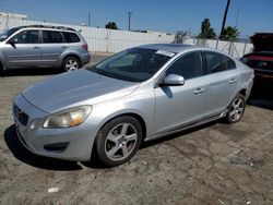 Salvage cars for sale at Van Nuys, CA auction: 2012 Volvo S60 T5