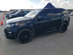 Salvage cars for sale at Grand Prairie, TX auction: 2019 Land Rover Discovery Sport HSE Luxury