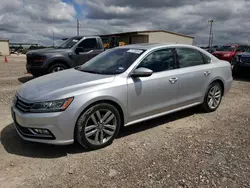 Salvage cars for sale from Copart Temple, TX: 2017 Volkswagen Passat SE