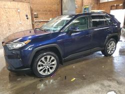 Salvage cars for sale at Ebensburg, PA auction: 2021 Toyota Rav4 XLE Premium